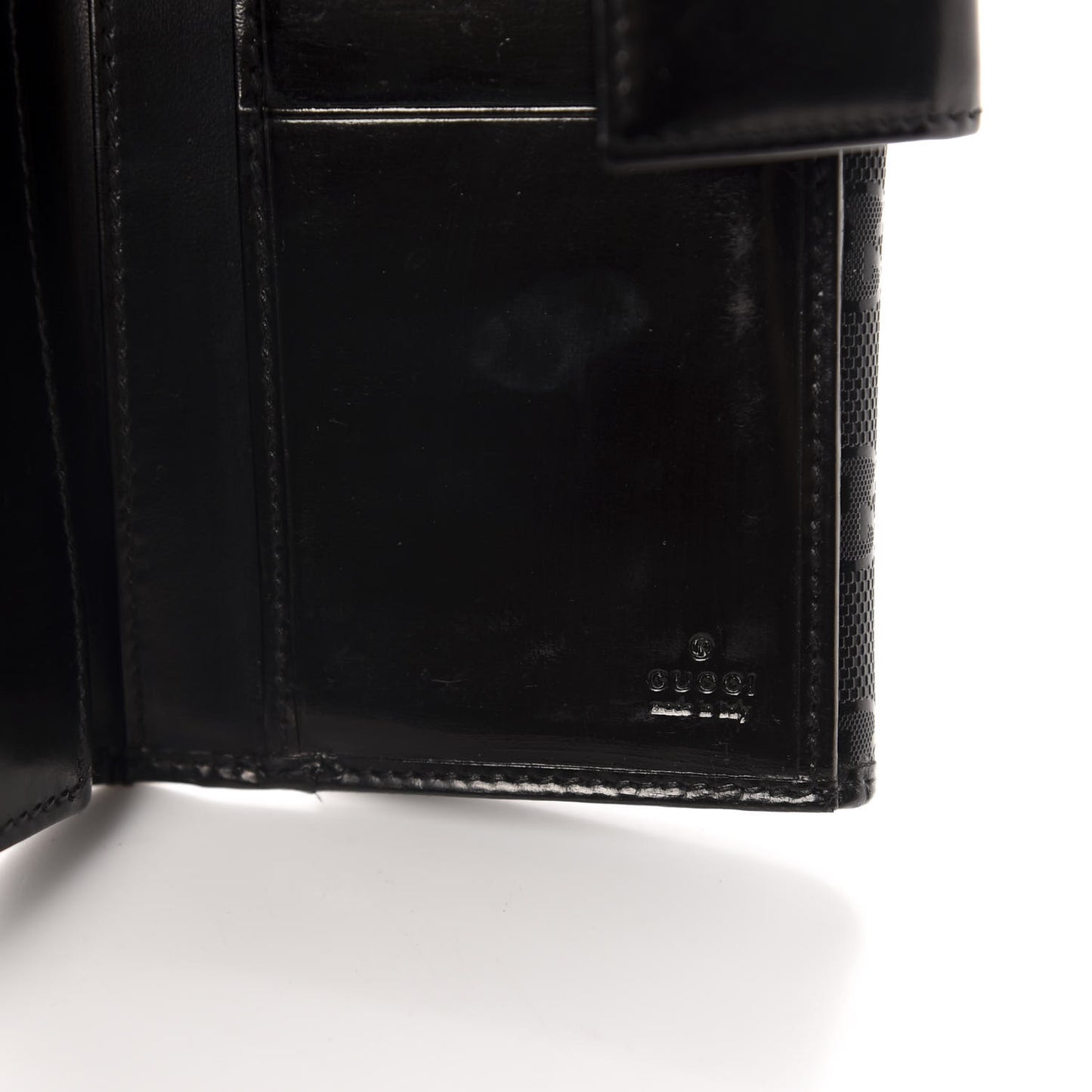 Imprime Monogram GG Pierce Continental Flap Wallet Black