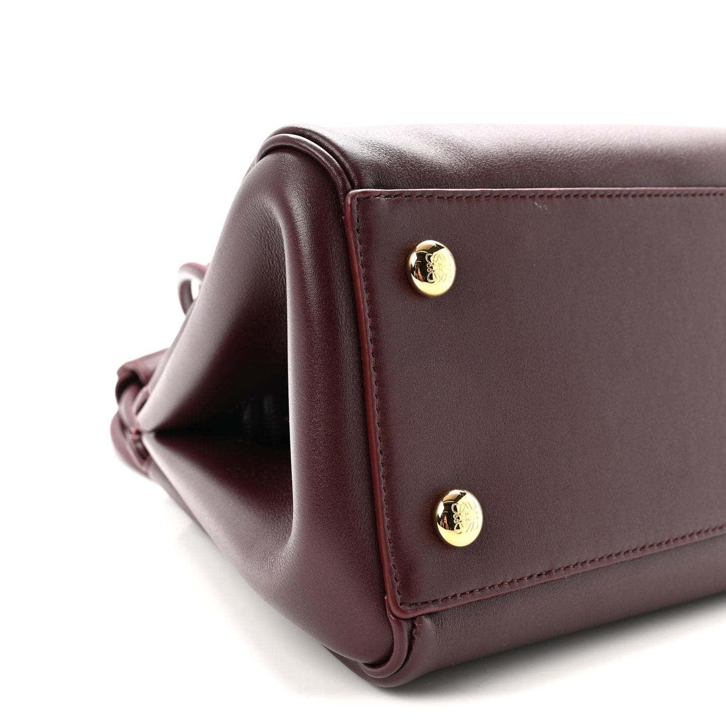 Supple Calfskin Small Madrid Bag Dark Burgundy