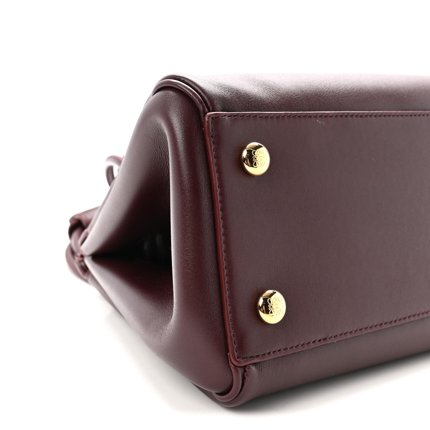 Loewe Supple Calfskin Small Madrid Bag Dark Burgundy 8 of 9