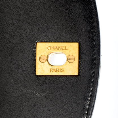 Chanel Lambskin Quilted Backpack Black 9 of 9