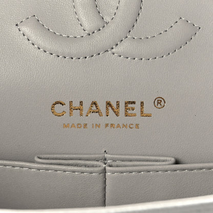 Chanel Caviar Quilted Small Double Flap Grey 6 of 10