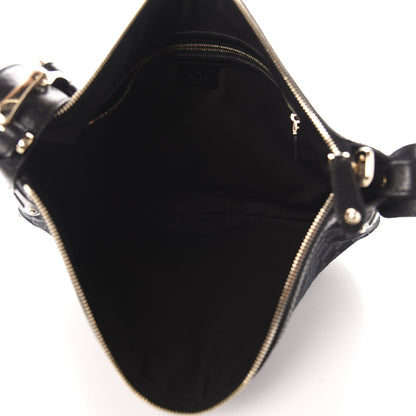 Gucci Monogram Web Studded Pelham Shoulder Bag Black 5 of 11