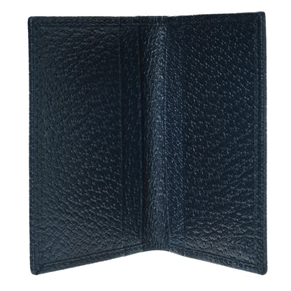 Gucci GG Supreme Monogram Textured Dollar Calfskin Retro Interlocking G Card Case Beige Blue 5 of 8
