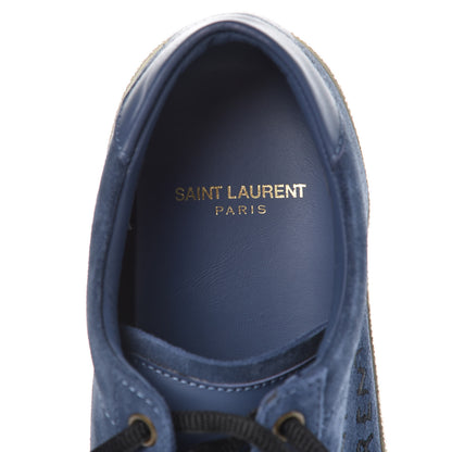 Saint Laurent Suede Womens Court Classic Sneakers 36.5 Denim 8 of 9