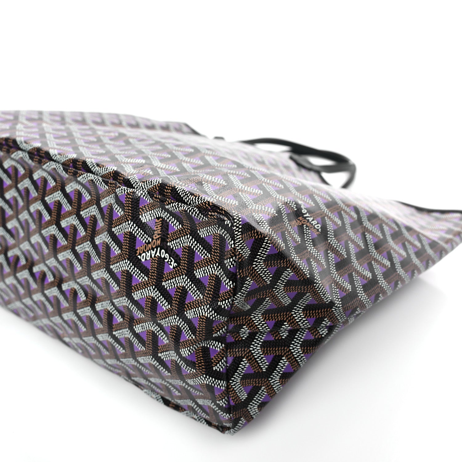 Goyard Goyardine Saint Louis Claire Voie PM Black Violet 8 of 8