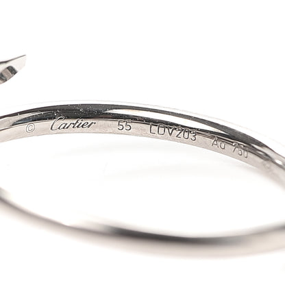 Cartier 18K White Gold Small Juste Un Clou Ring 55 7.25 4 of 6