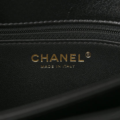 Chanel Lambskin Quilted Medium Trendy CC Flap Dual Handle Bag Black 6 of 10