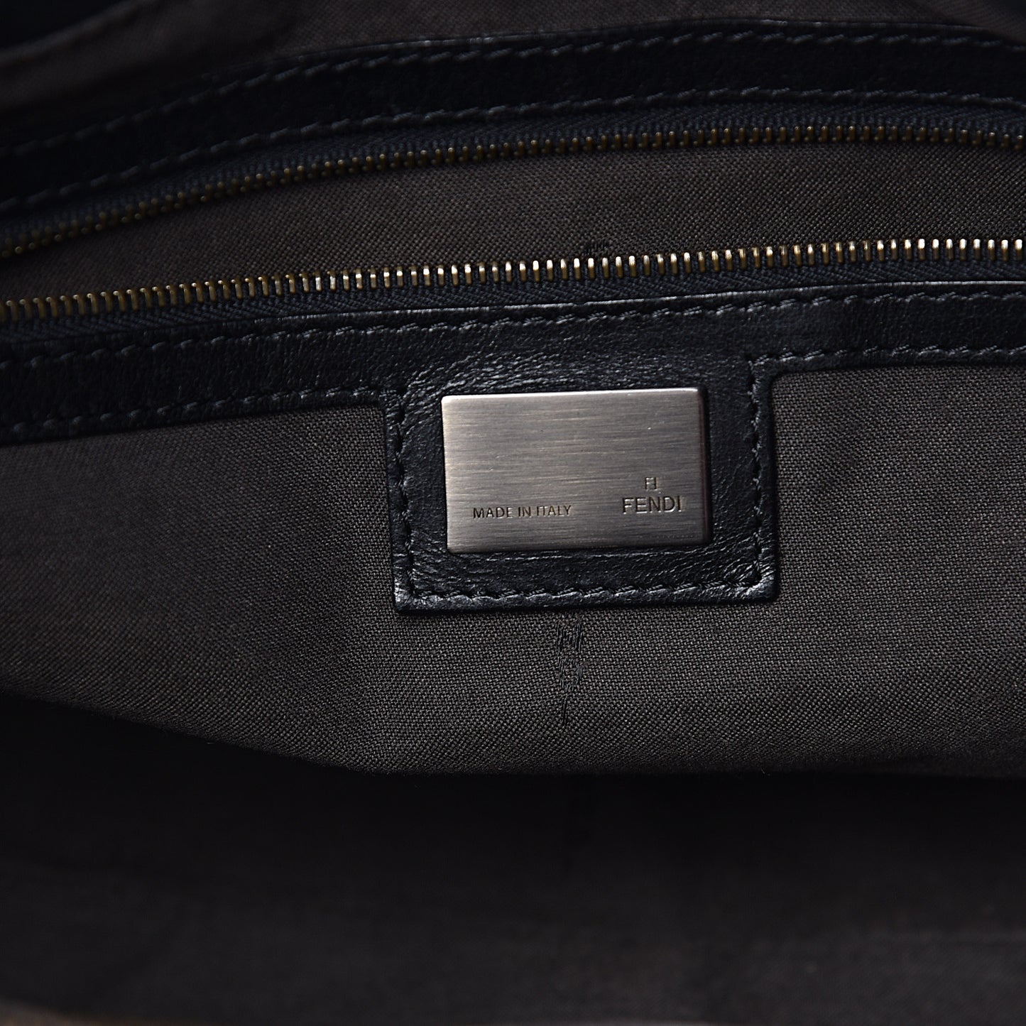 Suede Vitello Zucca Embossed Large Chef Shopper Tote Black
