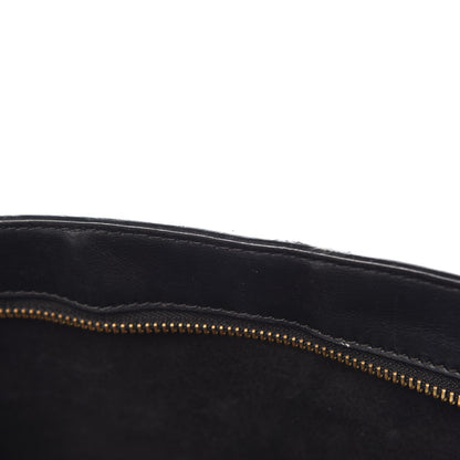 Celine Python Calfskin Medium Trapeze Blue Black 10 of 24