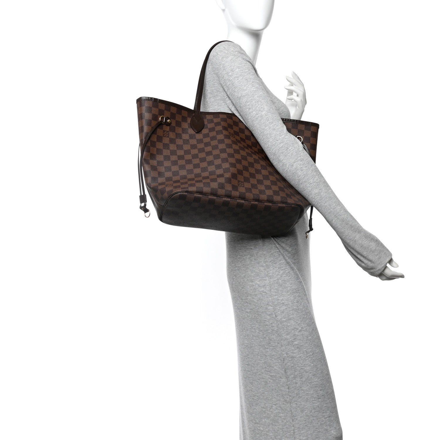 Louis Vuitton Damier Ebene Neverfull MM 2 of 10