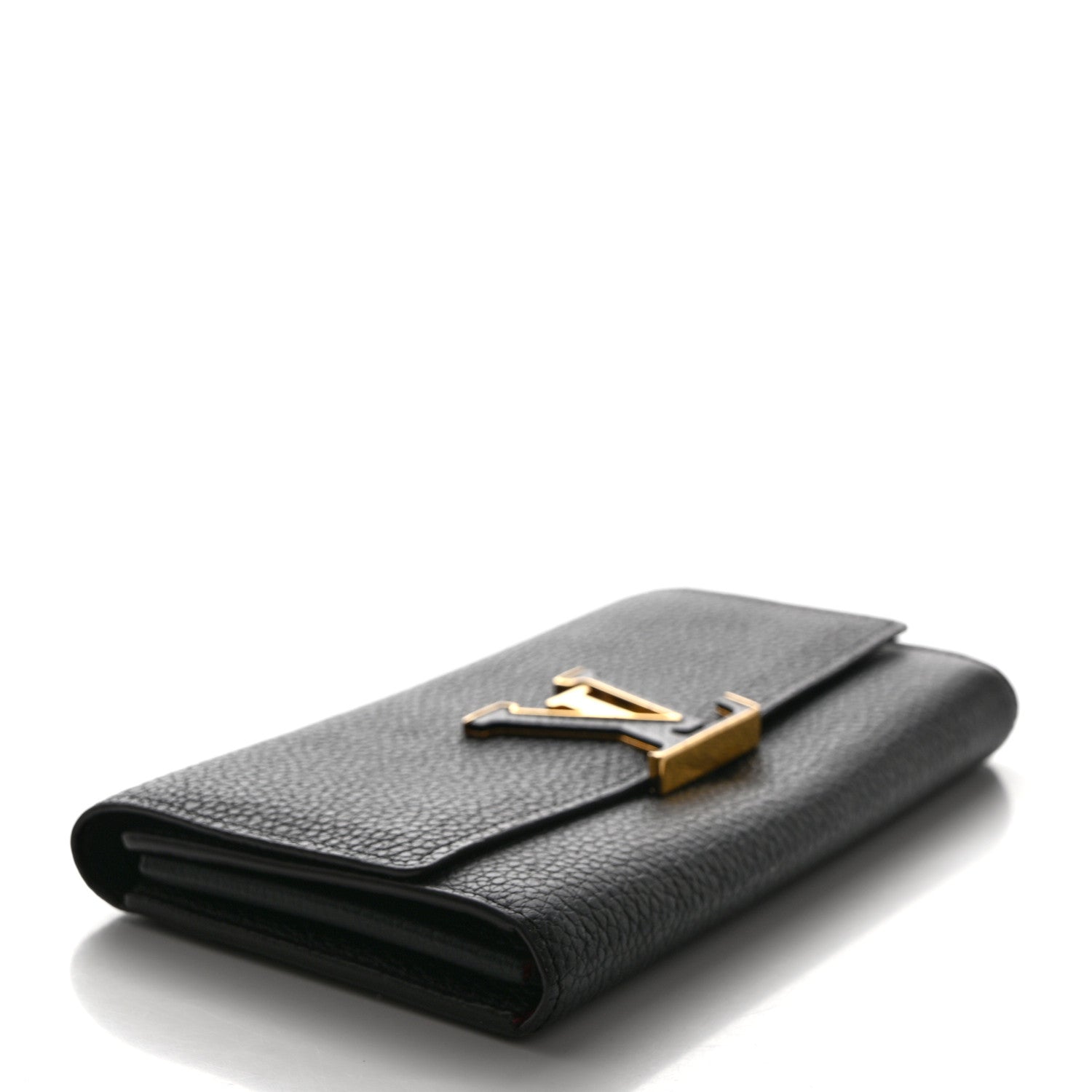 Louis Vuitton Taurillon Capucines Wallet Black 4 of 7