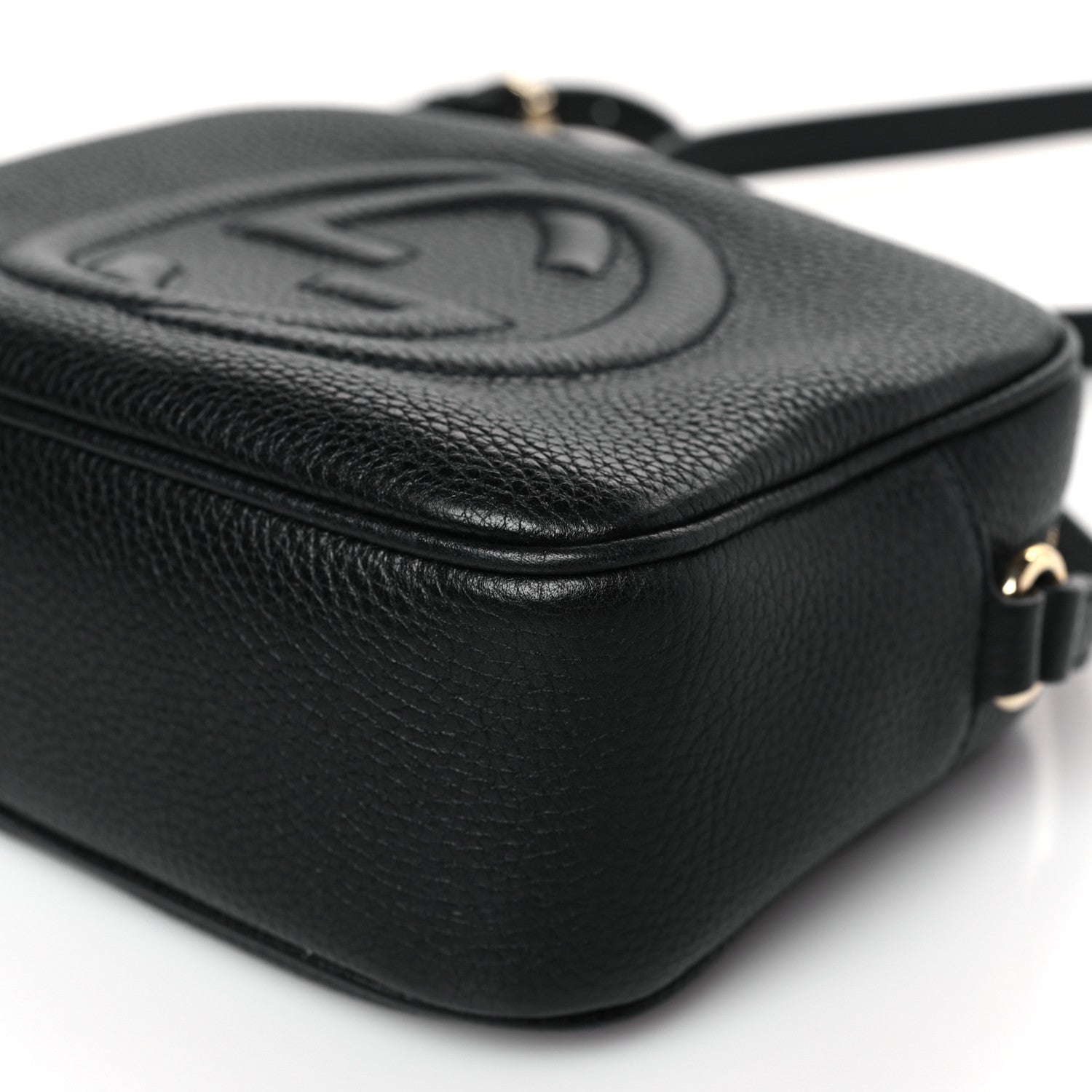 Gucci Pebbled Calfskin Small Soho Disco Bag Black 9 of 10
