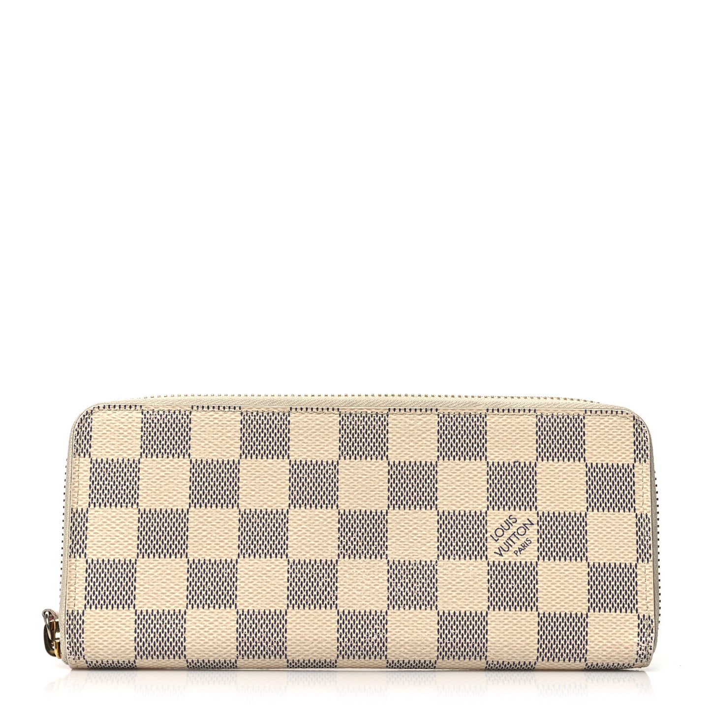 Damier Azur Clemence Wallet Rose Ballerine