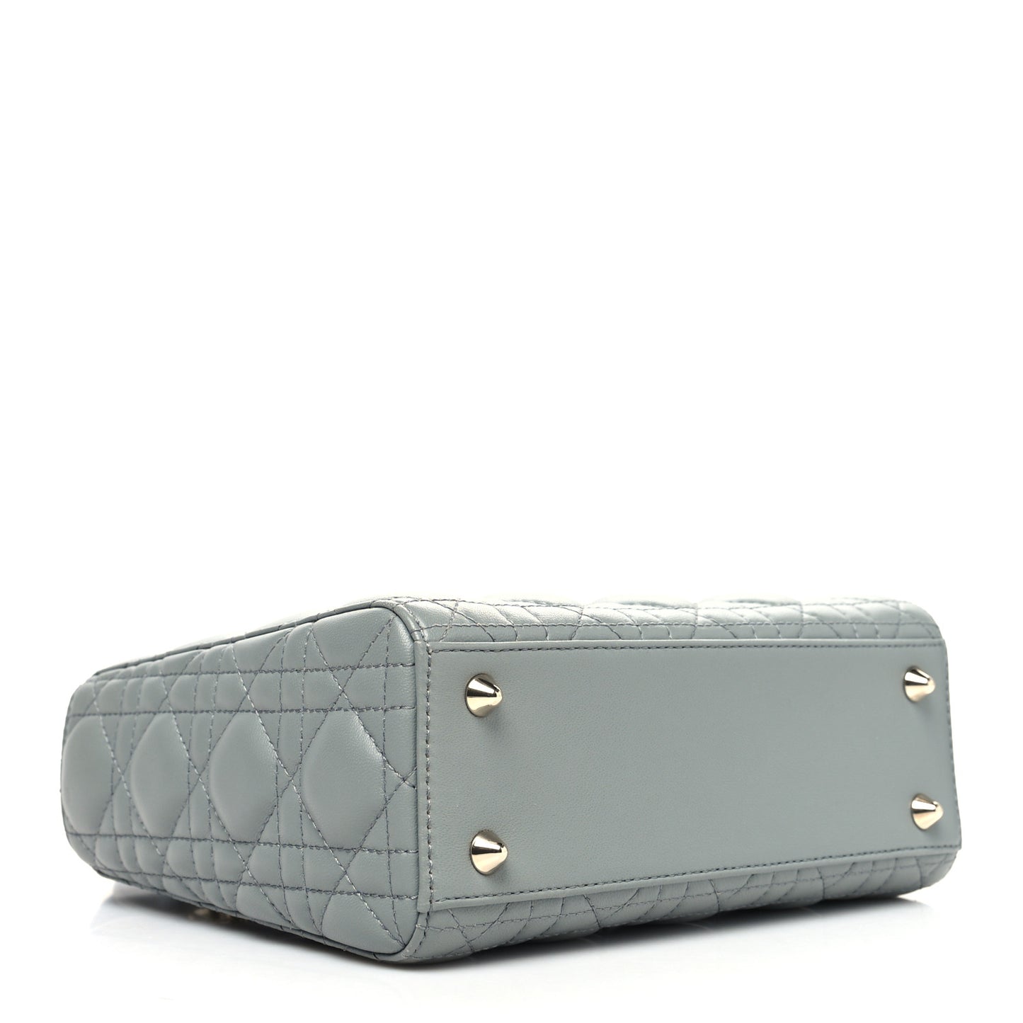 Lambskin Cannage Small My ABCDior Lady Dior Grey