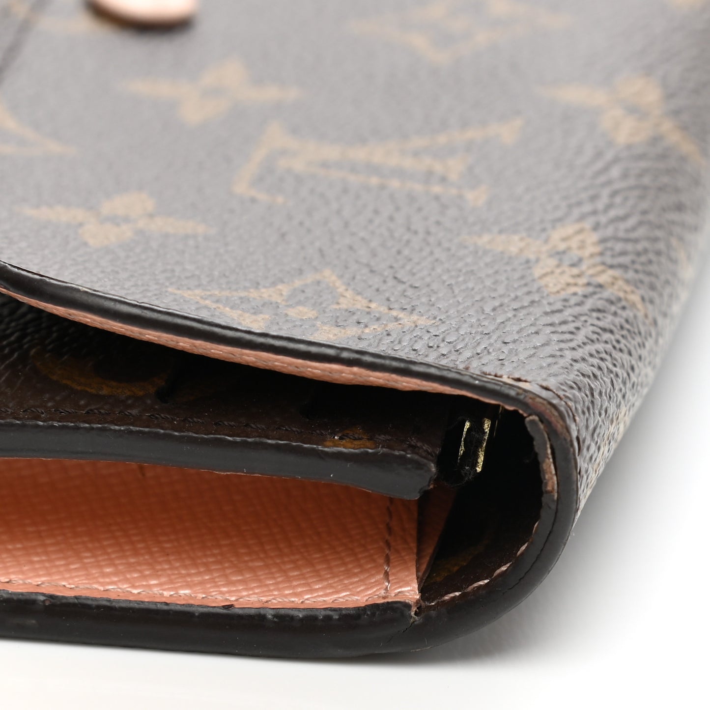 Monogram Emilie Wallet Rose Ballerine