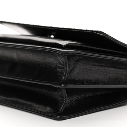 Saint Laurent Lambskin Mixed Quilted Medium Monogram Sunset Black 8 of 8