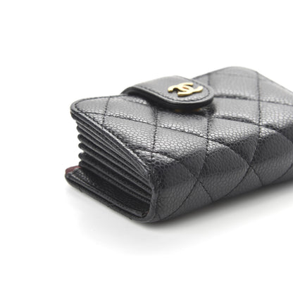 Chanel Caviar Quilted Gusseted Card Holder Black 6 of 11