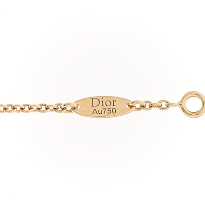 Christian Dior 18K Yellow Gold Diamond Lapis Lazuli Rose Des Vents Necklace 5 of 6