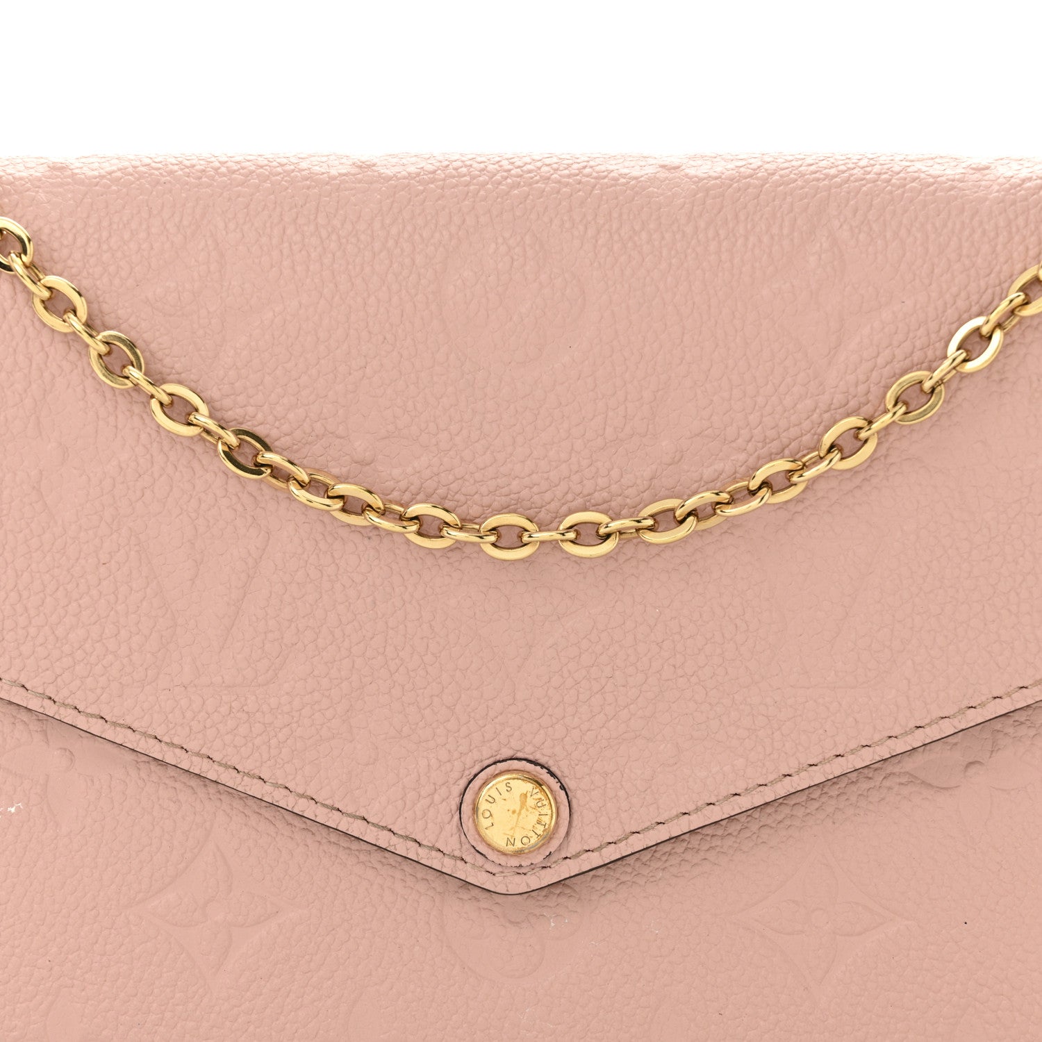 Louis Vuitton Empreinte Pochette Felicie Chain Wallet Rose Poudre 8 of 15