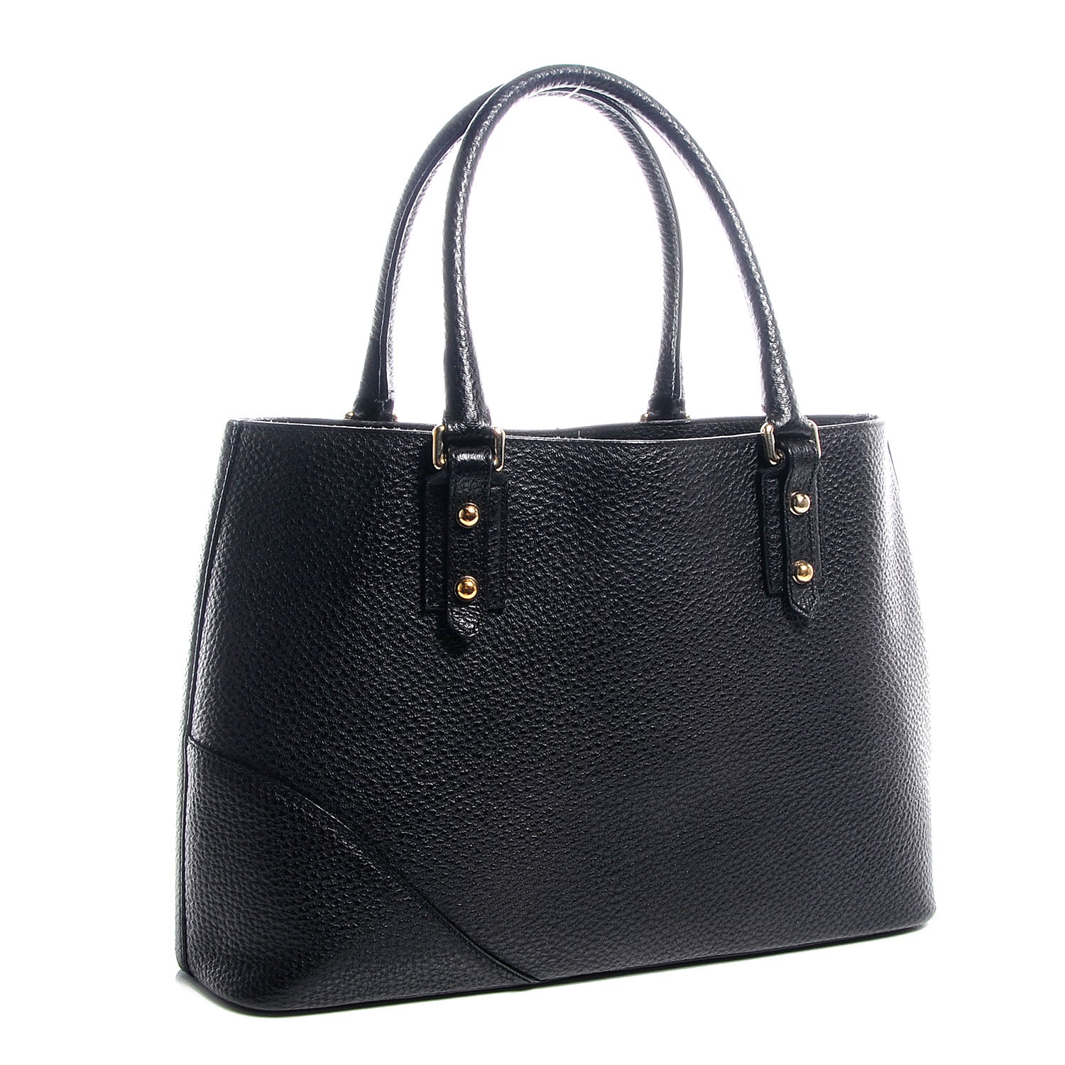 Gucci Leather Hasler Tote Black 3 of 7
