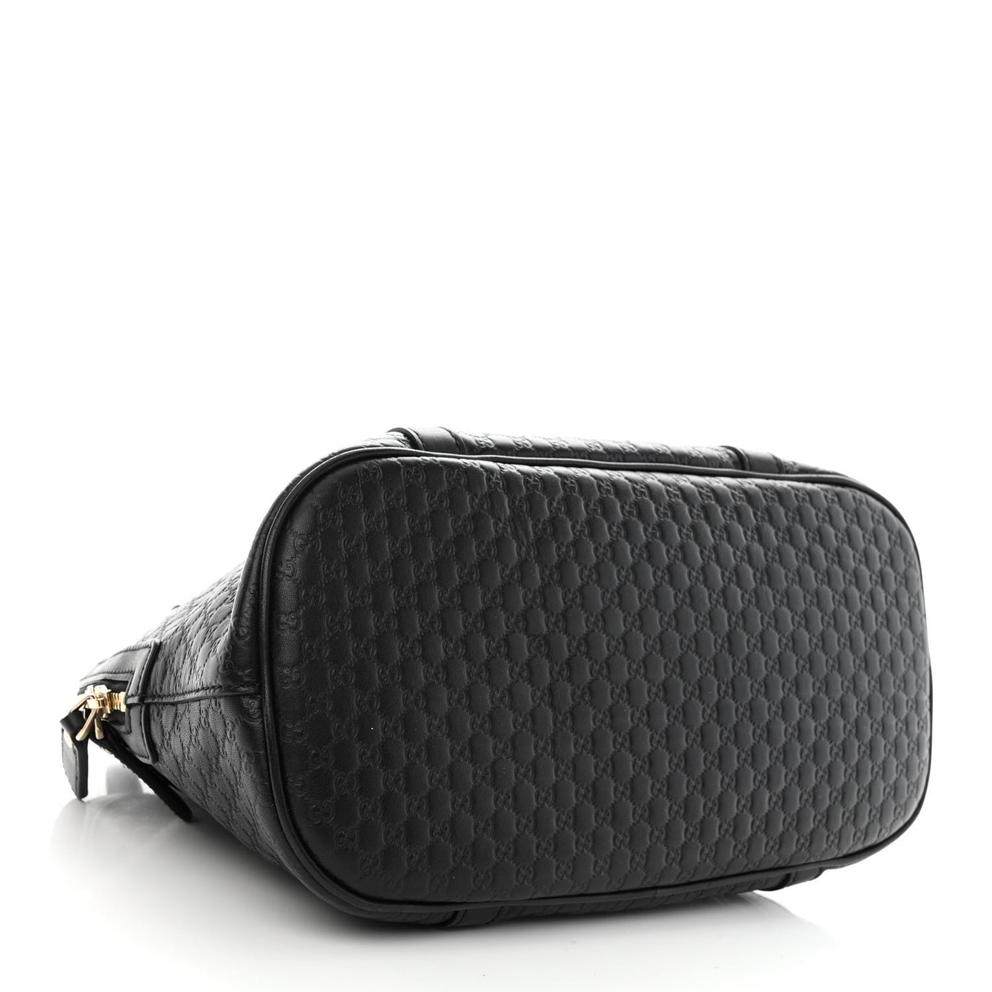 Microguccissima Medium Dome Bag Black