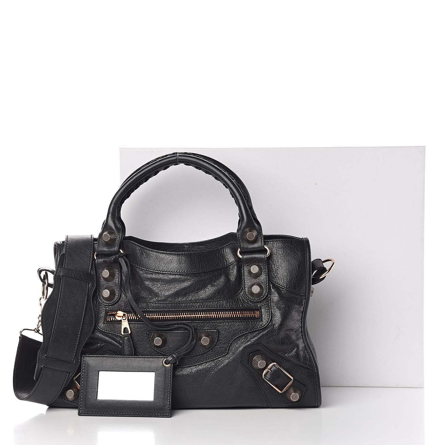 Balenciaga Agneau Giant 21 Rose Gold Hardware City Black 10 of 10