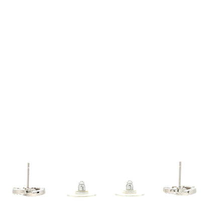 Chanel Crystal CC Earrings Silver 4 of 5