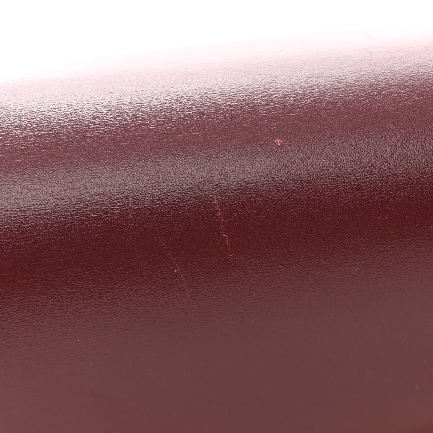 Box Calfskin Medium Classic Box Flap Bag Burgundy