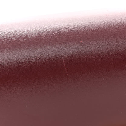 Celine Box Calfskin Medium Classic Box Flap Bag Burgundy 13 of 14