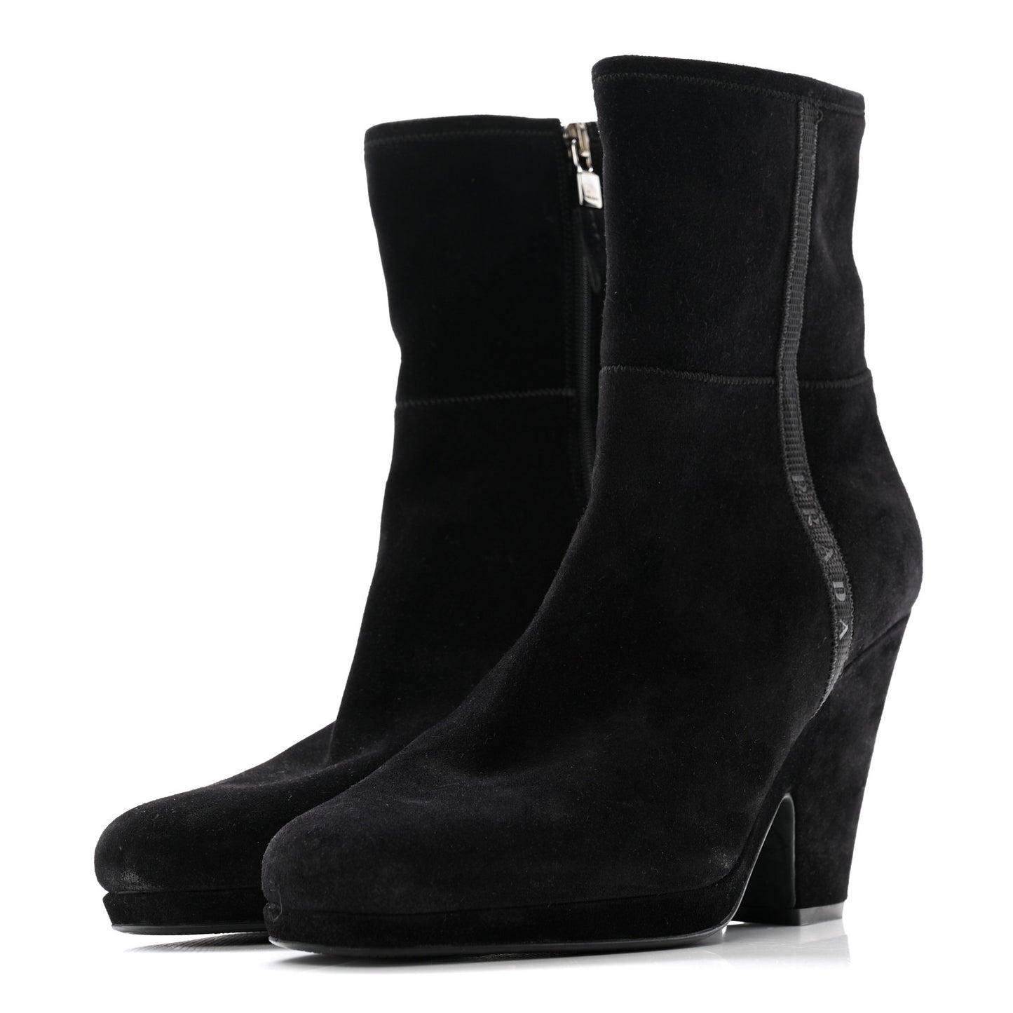 Scamosciato Zip Boots 40 Black