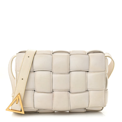 Bottega Veneta Nappa Maxi Intreccio Padded Cassette Crossbody Bag Chalk 1 of 16