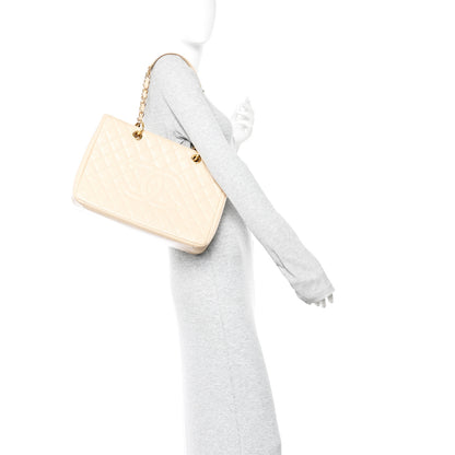Chanel Caviar Quilted Grand Shopping Tote GST Beige Clair 2 of 13