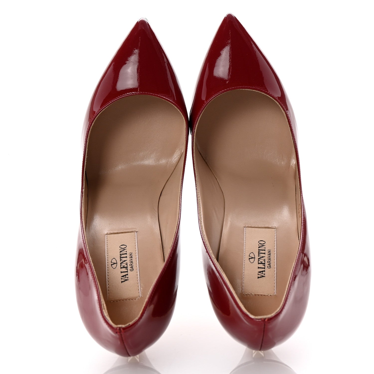 Valentino Garavani Patent Rockstud No Limit 95mm Pumps 38 Red 2 of 8