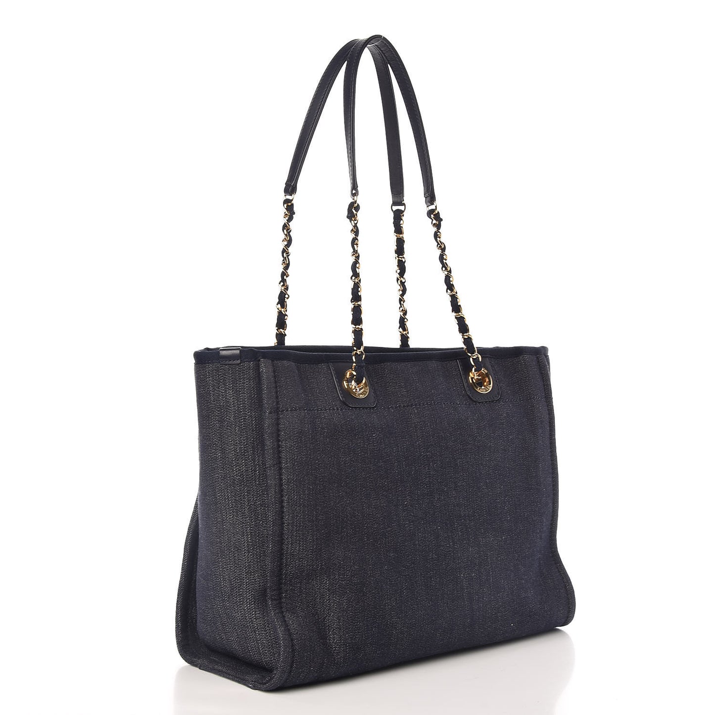 Denim Small Deauville Tote Dark Blue