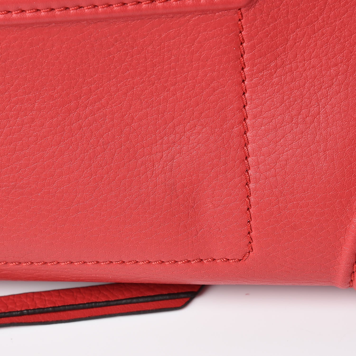 Celine Supple Calfskin Medium Phantom Luggage Vermillion 17 of 21