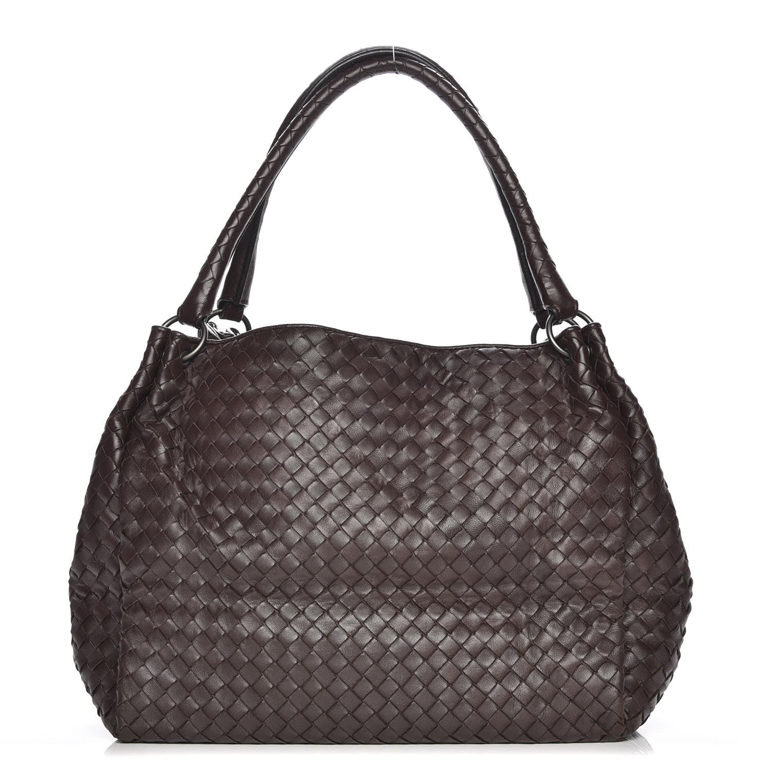 Bottega Veneta Nappa Intrecciato Parachute Bag Ebano 1 of 7