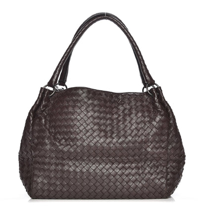 Bottega Veneta Nappa Intrecciato Parachute Bag Ebano 1 of 7