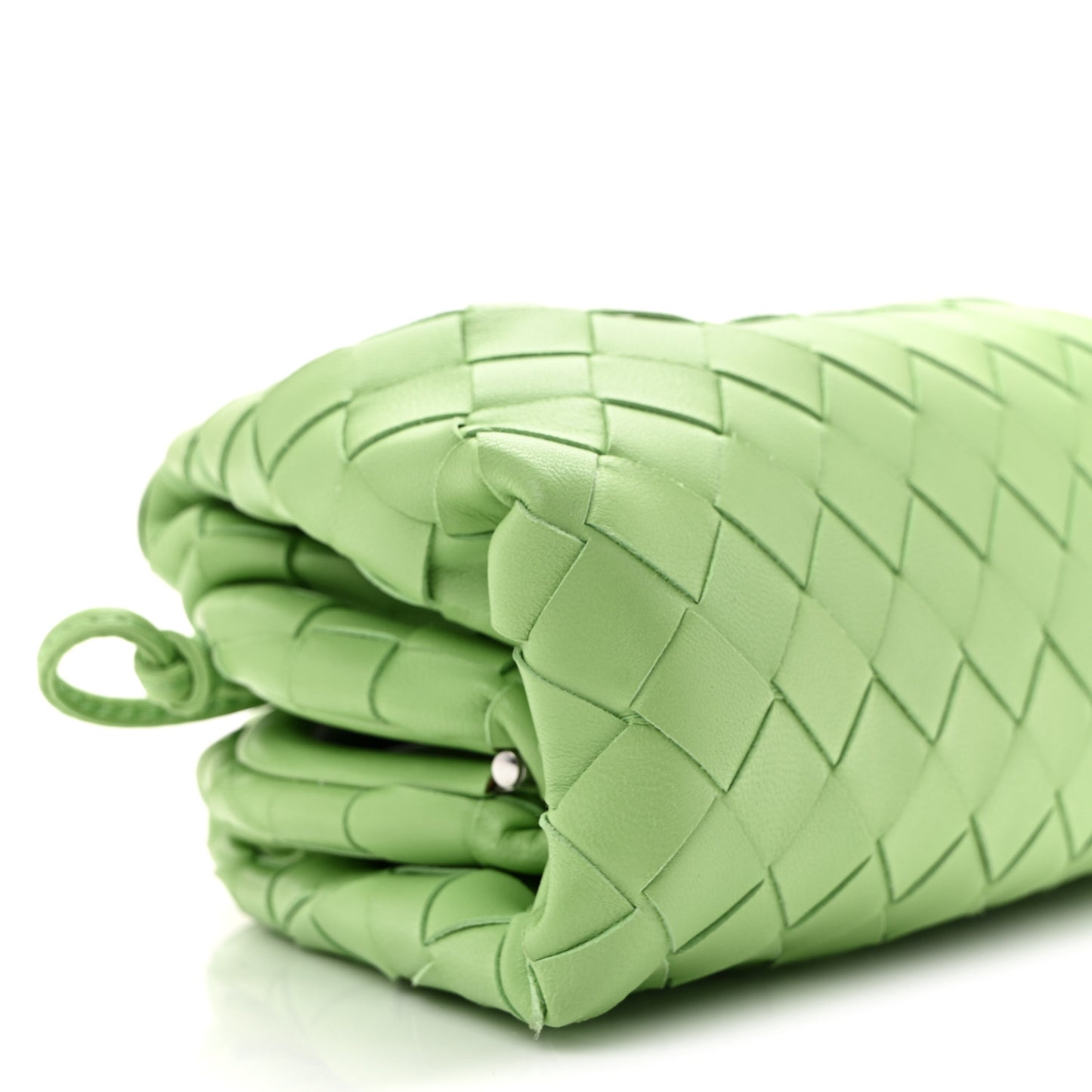 Nappa Intrecciato The Mini Pouch Pistachio