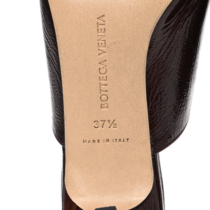 Bottega Veneta Paper Calfskin Stretch Mule Sandals 37.5 Fondant 8 of 9
