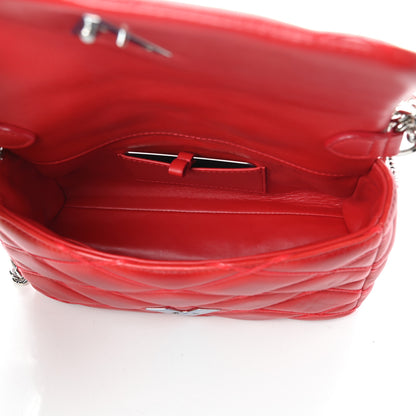 Louis Vuitton Lambskin Malletage GO-14 PM Red 5 of 9