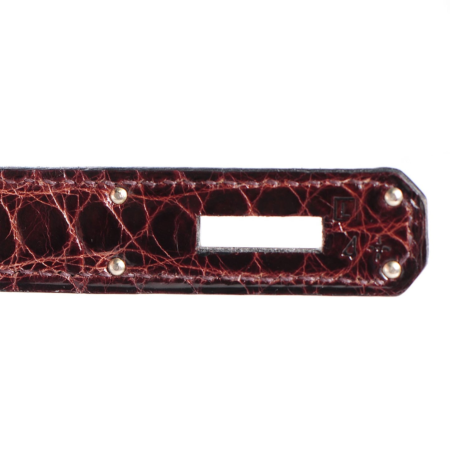 Shiny Niloticus Crocodile Birkin 30 Chocolate