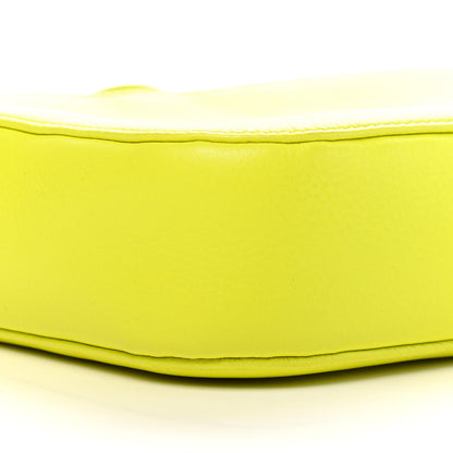 Balenciaga Calfskin Logo S Everyday Camera Bag Acid Green Black 8 of 9