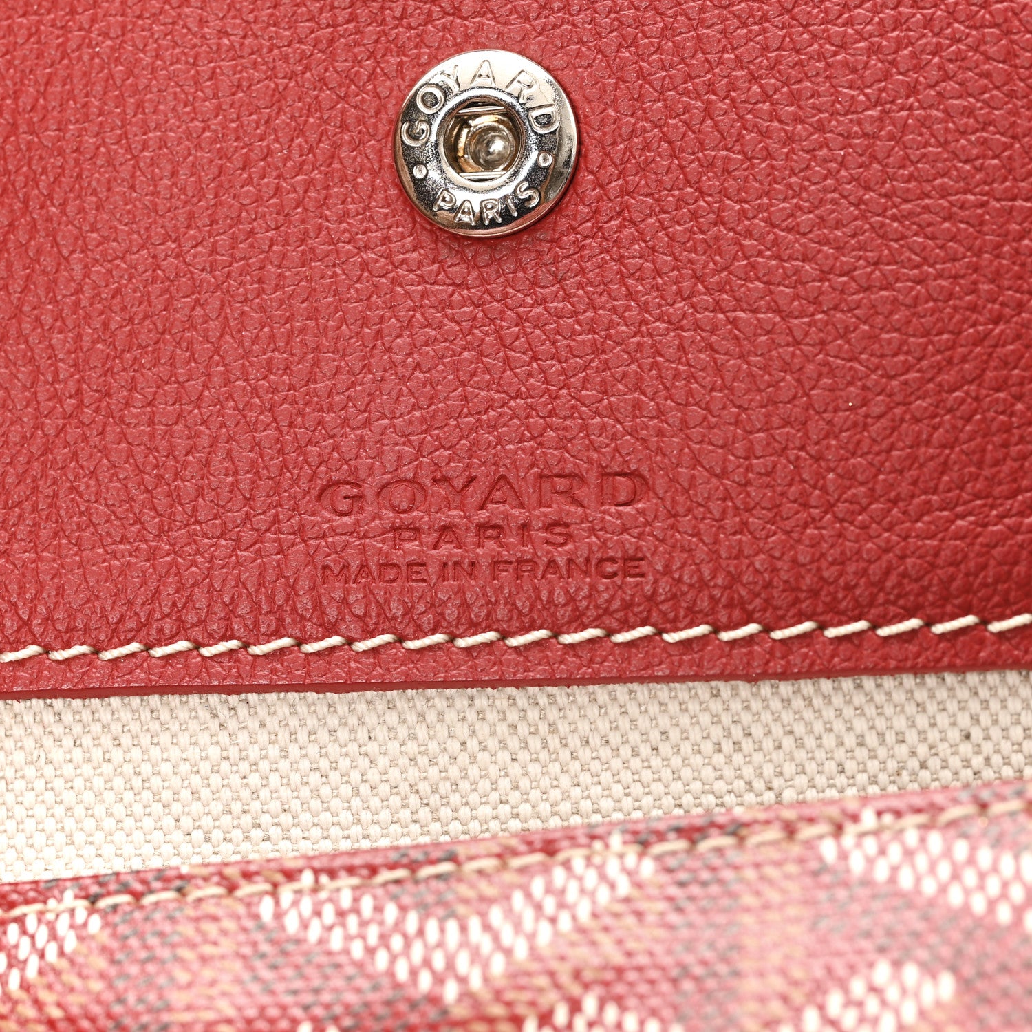 Goyard Goyardine Saint Louis PM Red 7 of 12