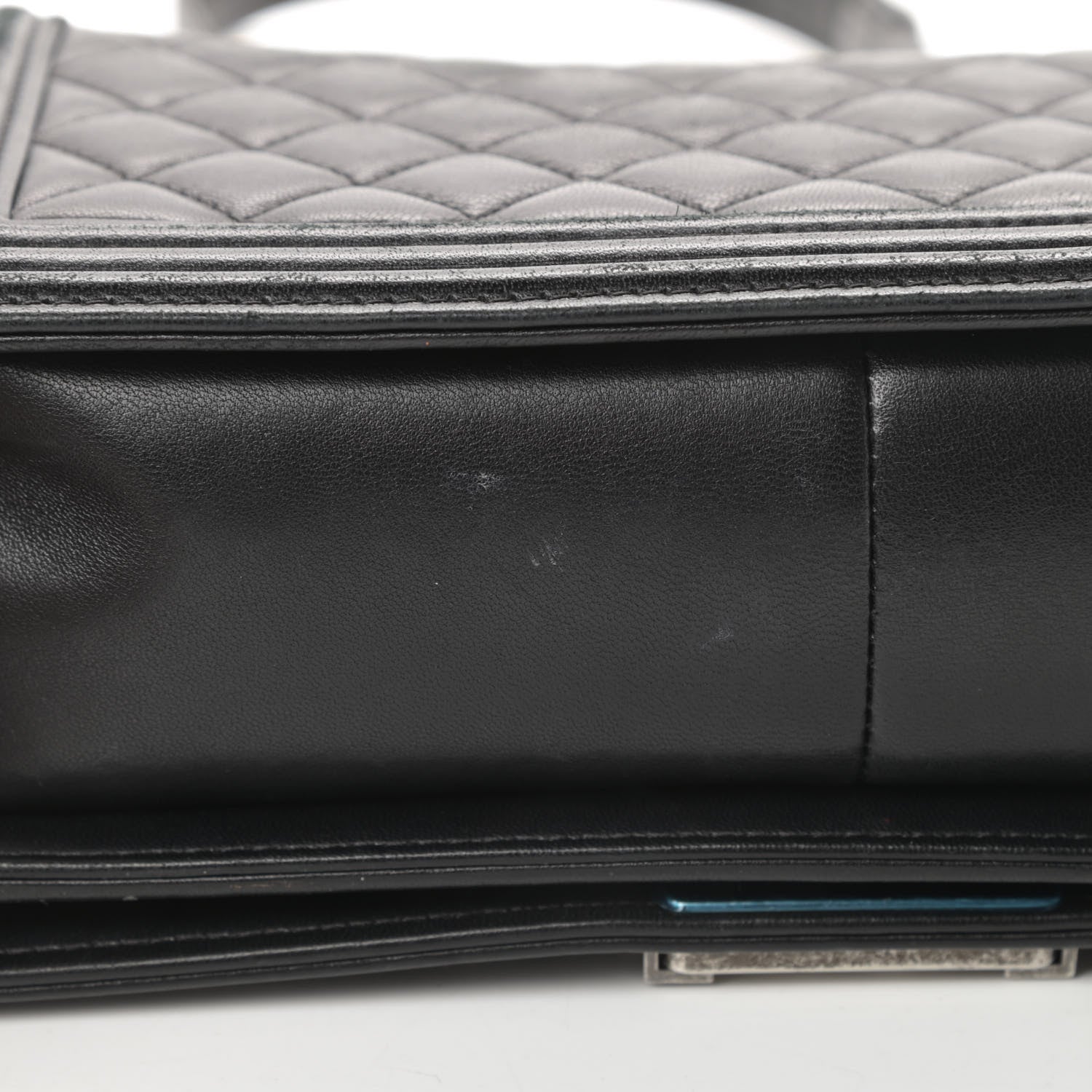 Chanel Lambskin Quilted Medium Boy Flap Black 17 of 19