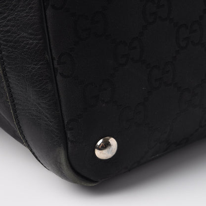 Gucci Nylon Monogram Travel Hobo Black 15 of 19
