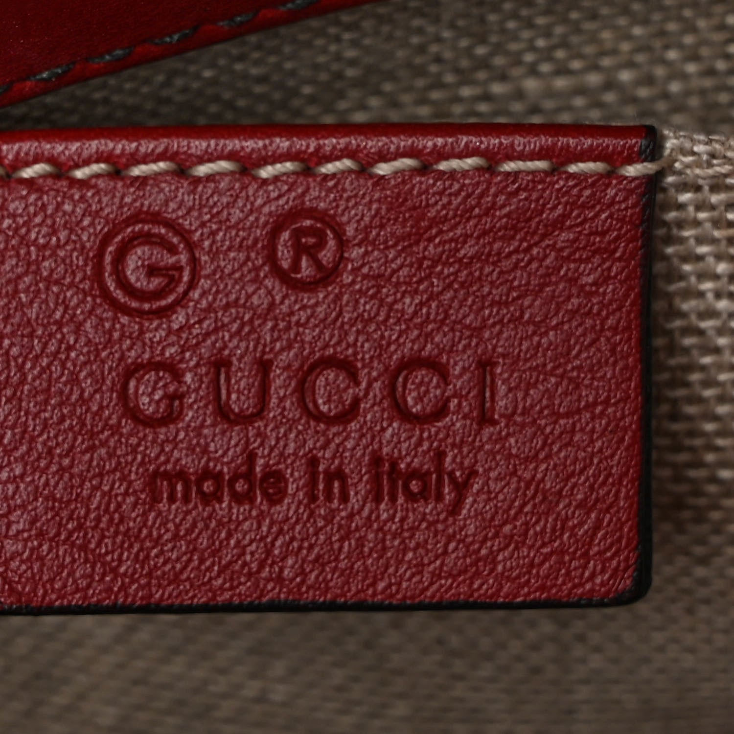 Gucci Microguccissima Medium Emily Chain Shoulder Bag Red 6 of 11