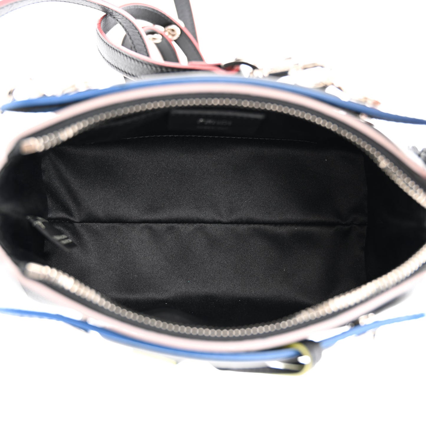 Vitello Dolce Crystal Croc Tail Mini By The Way Boston Bag Black Multicolor