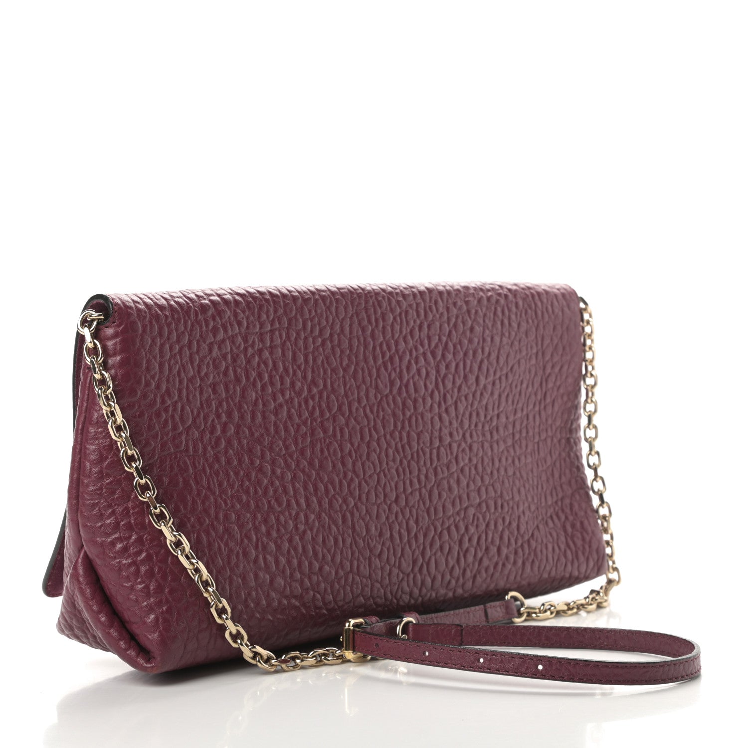 Burberry Signature Grain Medium Mildenhall Crossbody Bag Dark Plum 3 of 12