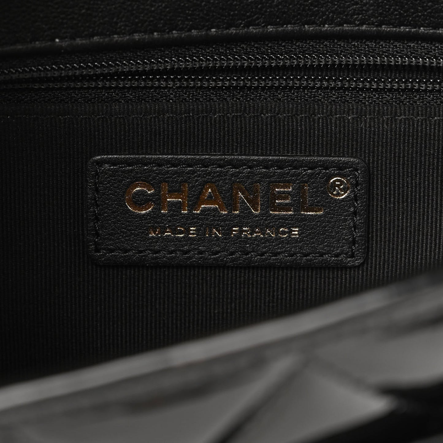 Lambskin Quilted Jumbo Single Flap Black