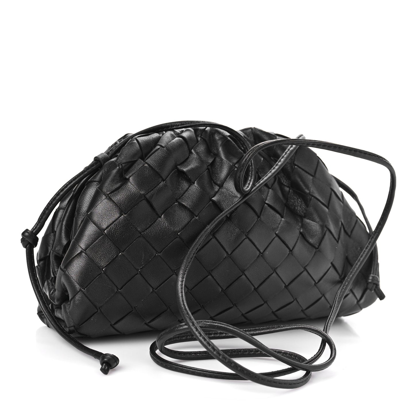 Nappa Intrecciato The Mini Pouch Black
